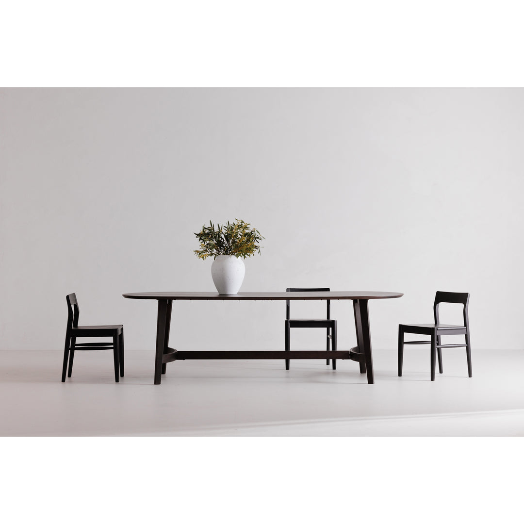 American Home Furniture | Moe's Home Collection - Trie Dining Table Large Dark Brown