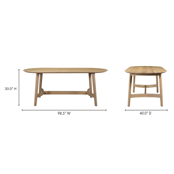 American Home Furniture | Moe's Home Collection - Trie Dining Table Large Natural