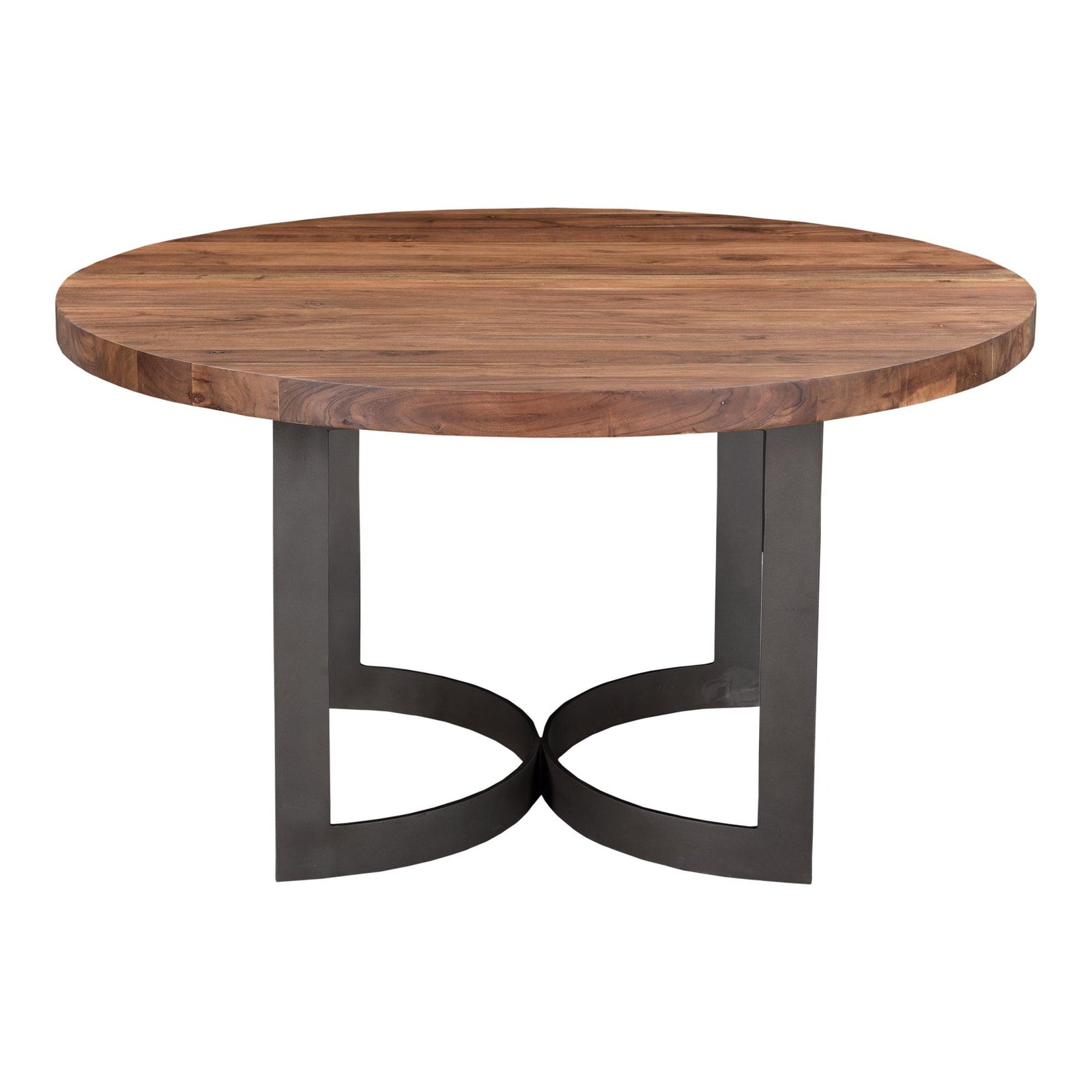 Moe's Home Collection - Bent Round Dining Table 54In Smoked - VE-1106-03-0 | American Home Furniture