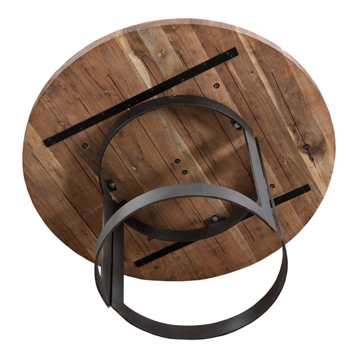 American Home Furniture | Moe's Home Collection - Bent Round Dining Table 54In Smoked