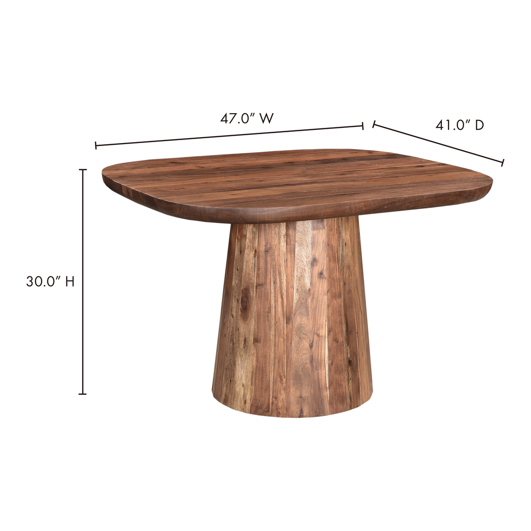 American Home Furniture | Moe's Home Collection - Freed Dining Table Smoked