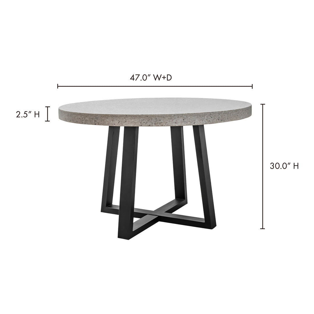 American Home Furniture | Moe's Home Collection - Vault Dining Table White