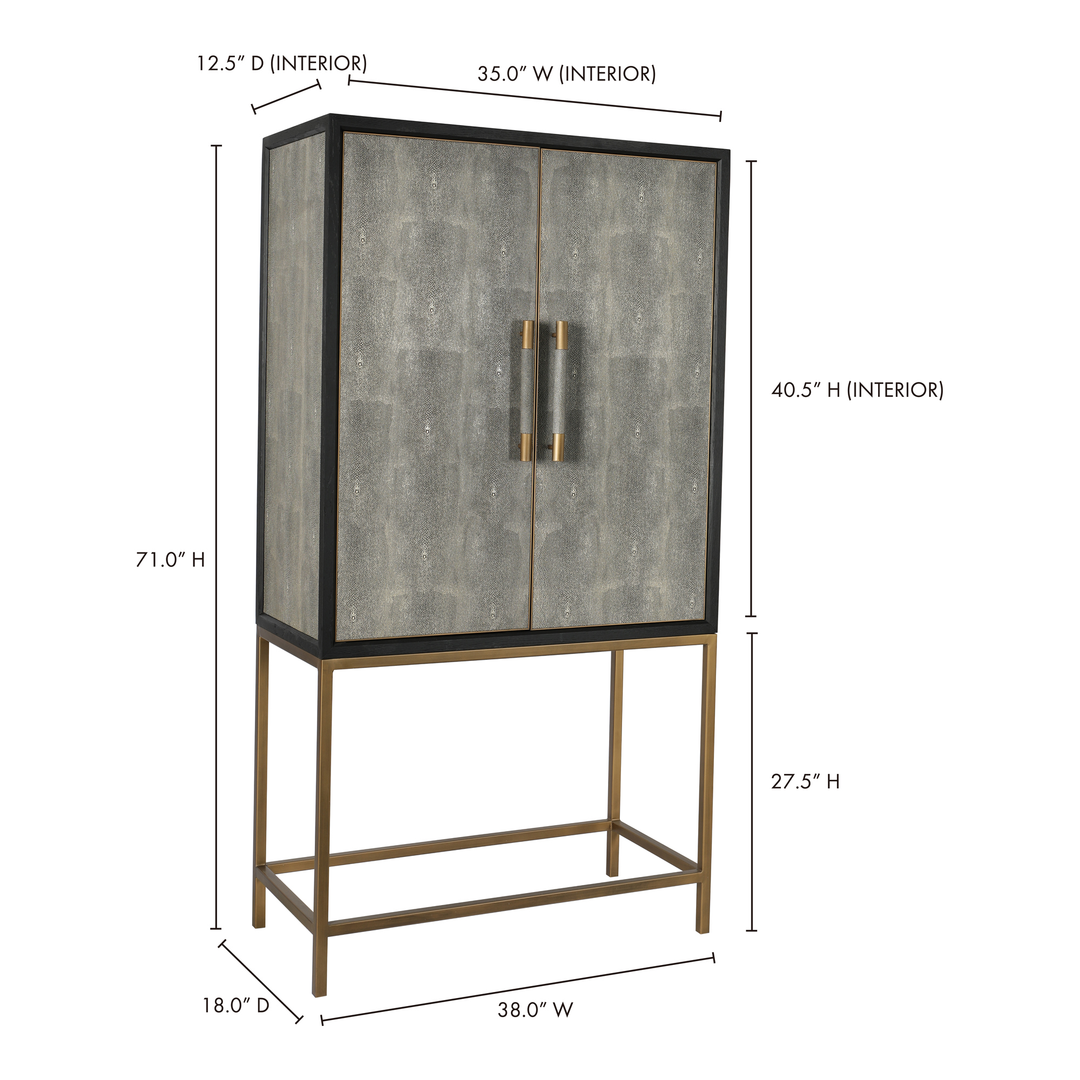 American Home Furniture | Moe's Home Collection - Mako Bar Cabinet