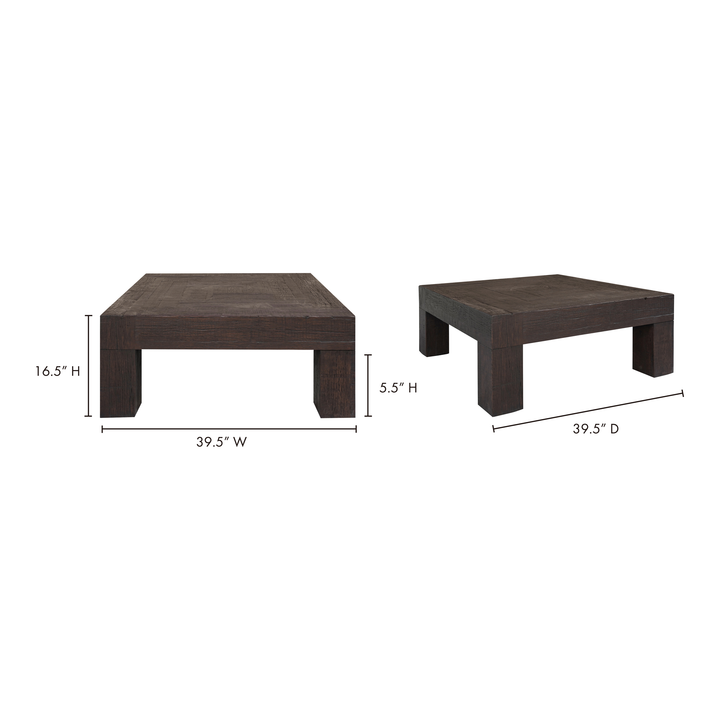 American Home Furniture | Moe's Home Collection - Evander Coffee Table Rustic Brown