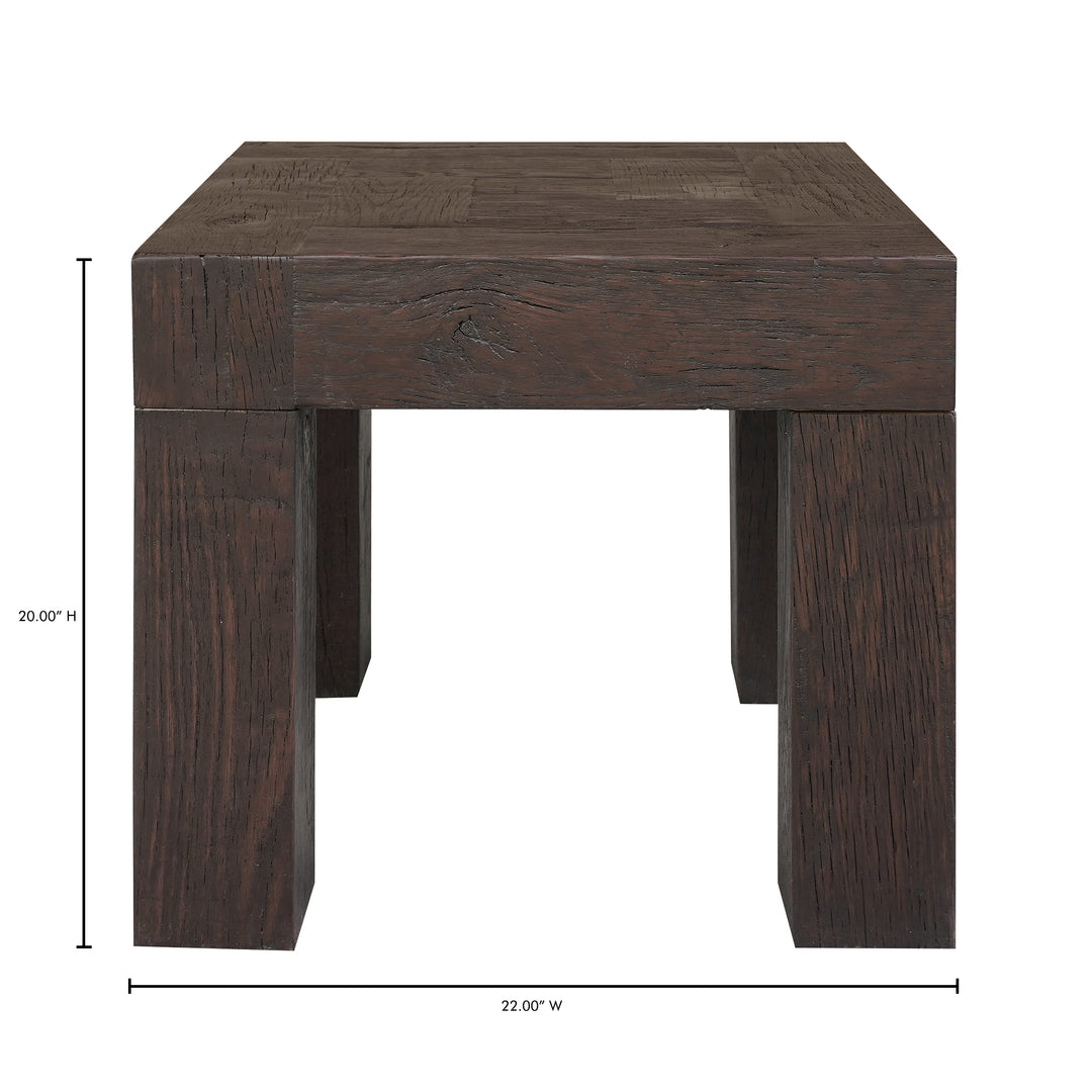 American Home Furniture | Moe's Home Collection - Evander Side Table Rustic Brown