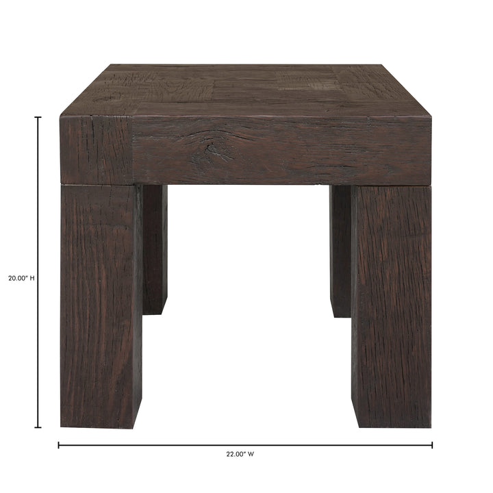 American Home Furniture | Moe's Home Collection - Evander Side Table Rustic Brown