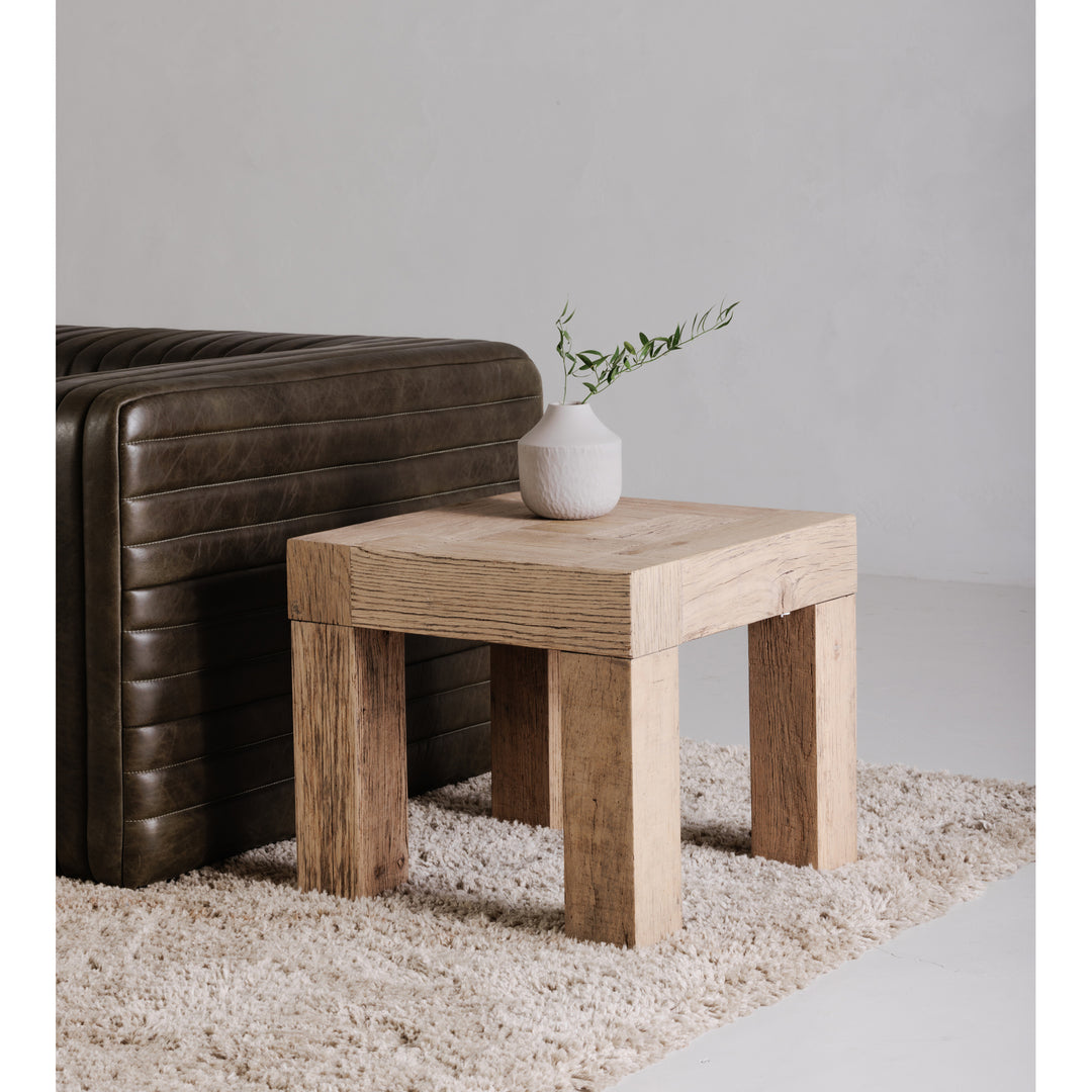 American Home Furniture | Moe's Home Collection - Evander Side Table Aged Oak