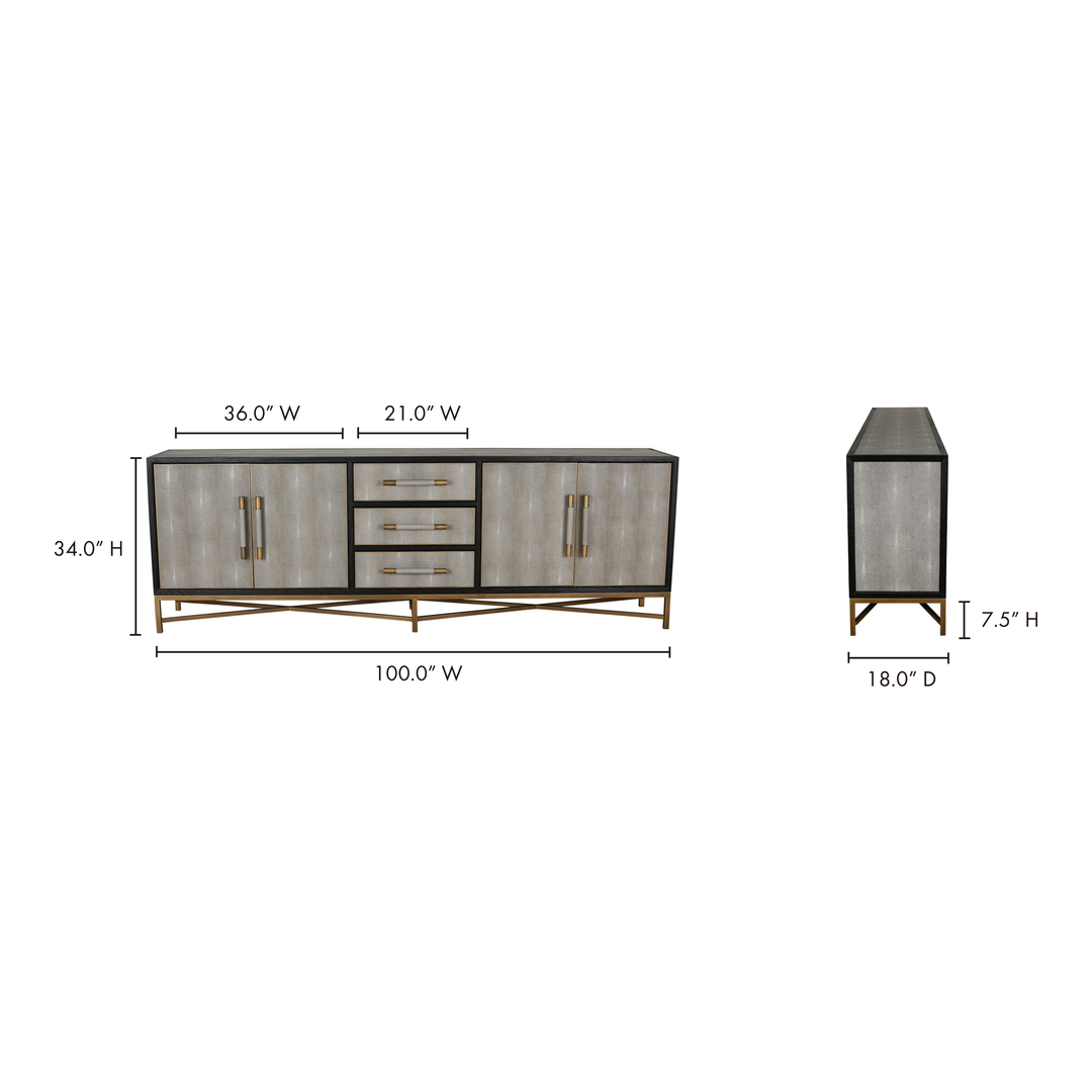 American Home Furniture | Moe's Home Collection - Mako Sideboard Large