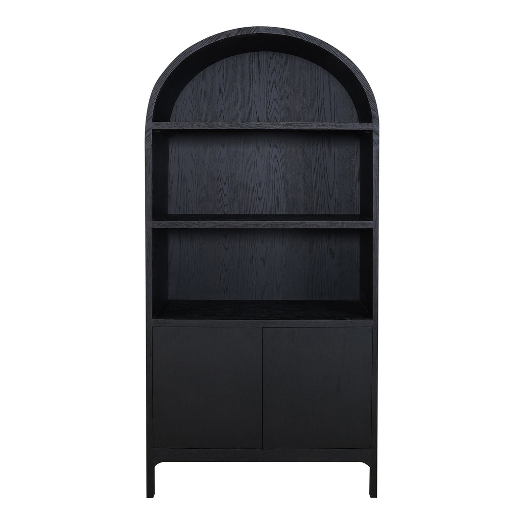 American Home Furniture | Moe's Home Collection - Wilde Display Cabinet Black Oak