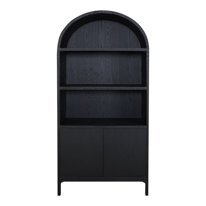 American Home Furniture | Moe's Home Collection - Wilde Display Cabinet Black Oak