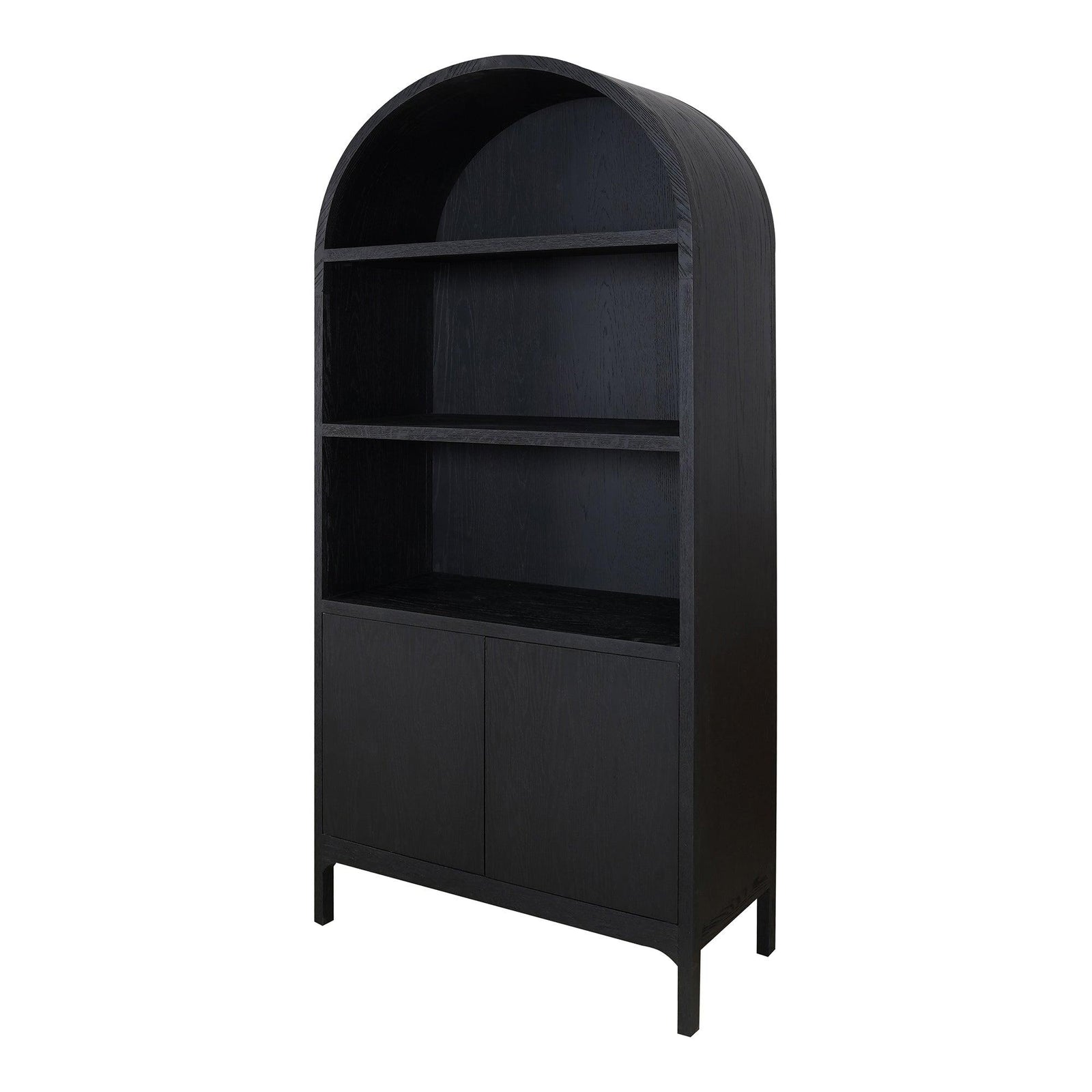 Moe's Home Collection - Wilde Display Cabinet Black Oak - VL-1067-02 | American Home Furniture