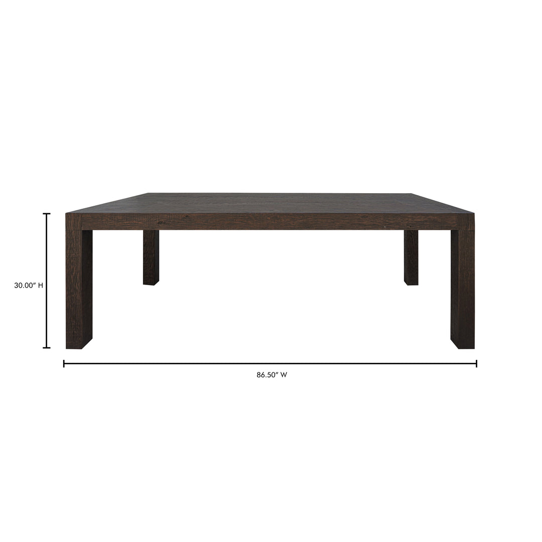 American Home Furniture | Moe's Home Collection - Evander Dining Table Rustic Brown