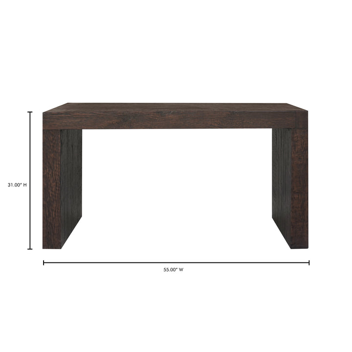 American Home Furniture | Moe's Home Collection - Evander Console Table Rustic Brown