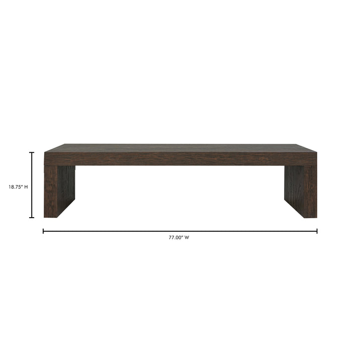 American Home Furniture | Moe's Home Collection - Evander Dining Bench Rustic Brown