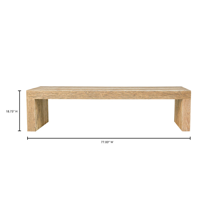 American Home Furniture | Moe's Home Collection - Evander Dining Bench