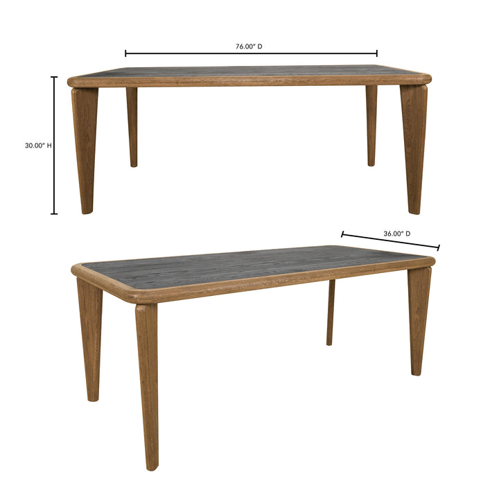 American Home Furniture | Moe's Home Collection - Loden Dining Table Small Brown