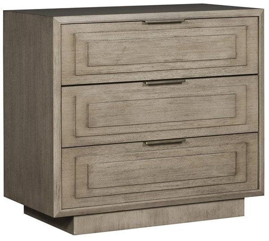 Vanguard Furniture Bowers 3-Drawer Nightstand SIDEBOARDS + CREDENZAS