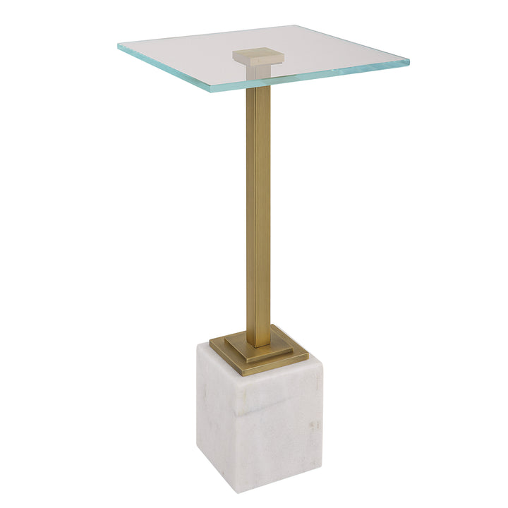 MILAN ACCENT TABLE, WHITE