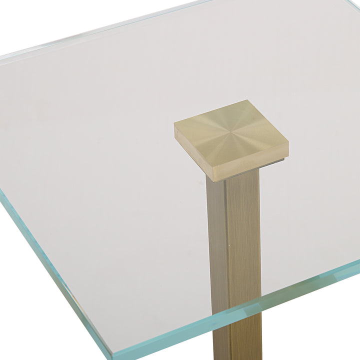 MILAN ACCENT TABLE, WHITE