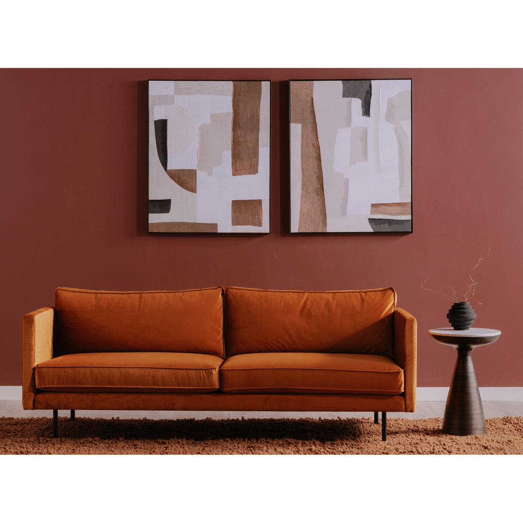 American Home Furniture | Moe's Home Collection - Raphael Sofa Mustard