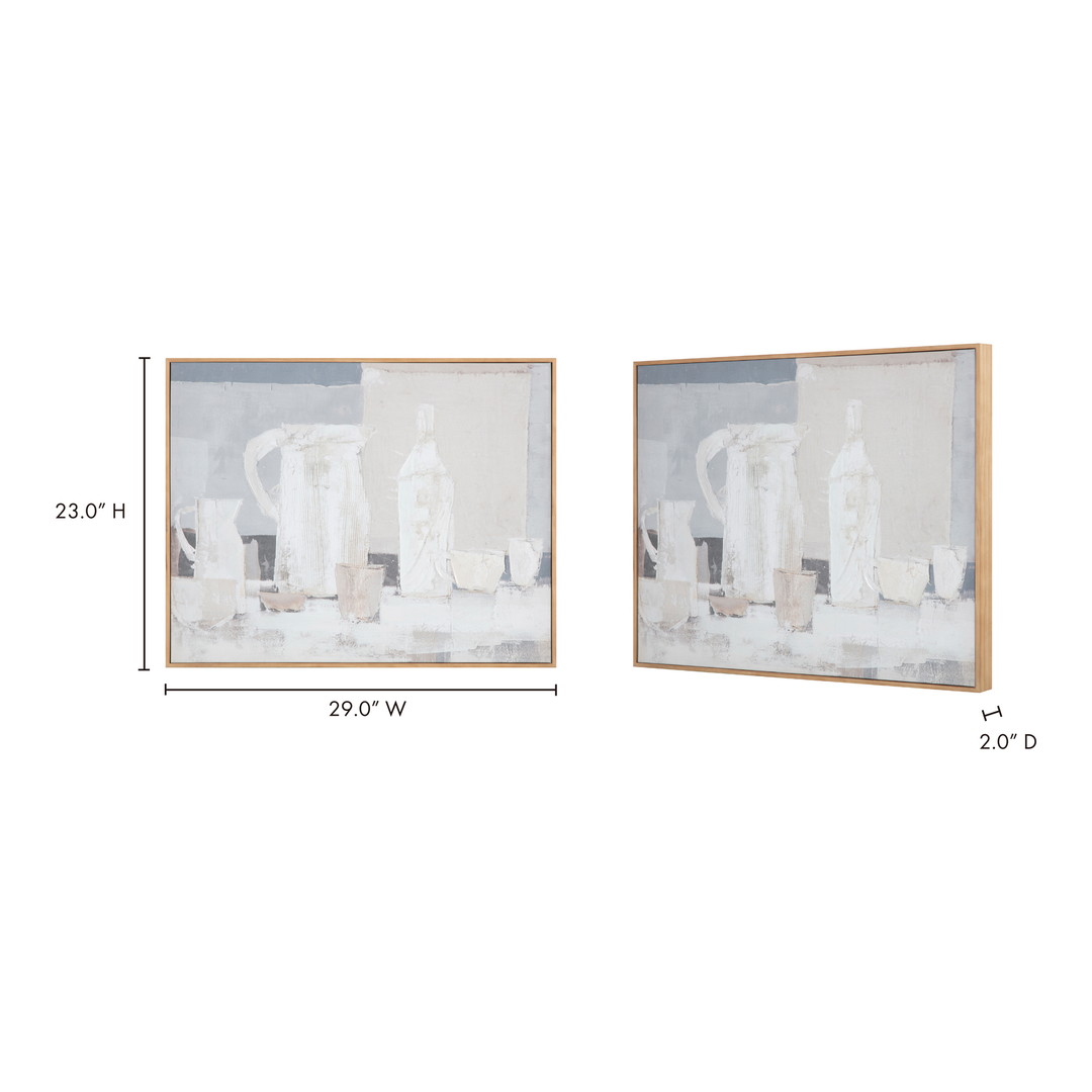 American Home Furniture | Moe's Home Collection - Tablescape Framed Painting