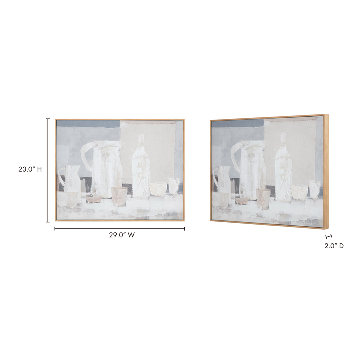 American Home Furniture | Moe's Home Collection - Tablescape Framed Painting