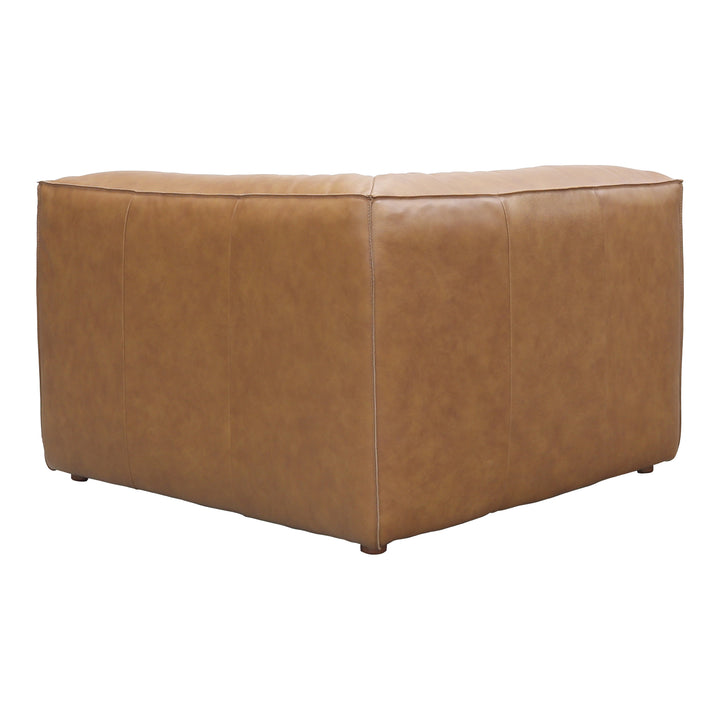 American Home Furniture | Moe's Home Collection - Form Corner Chair Sonoran Tan Leather