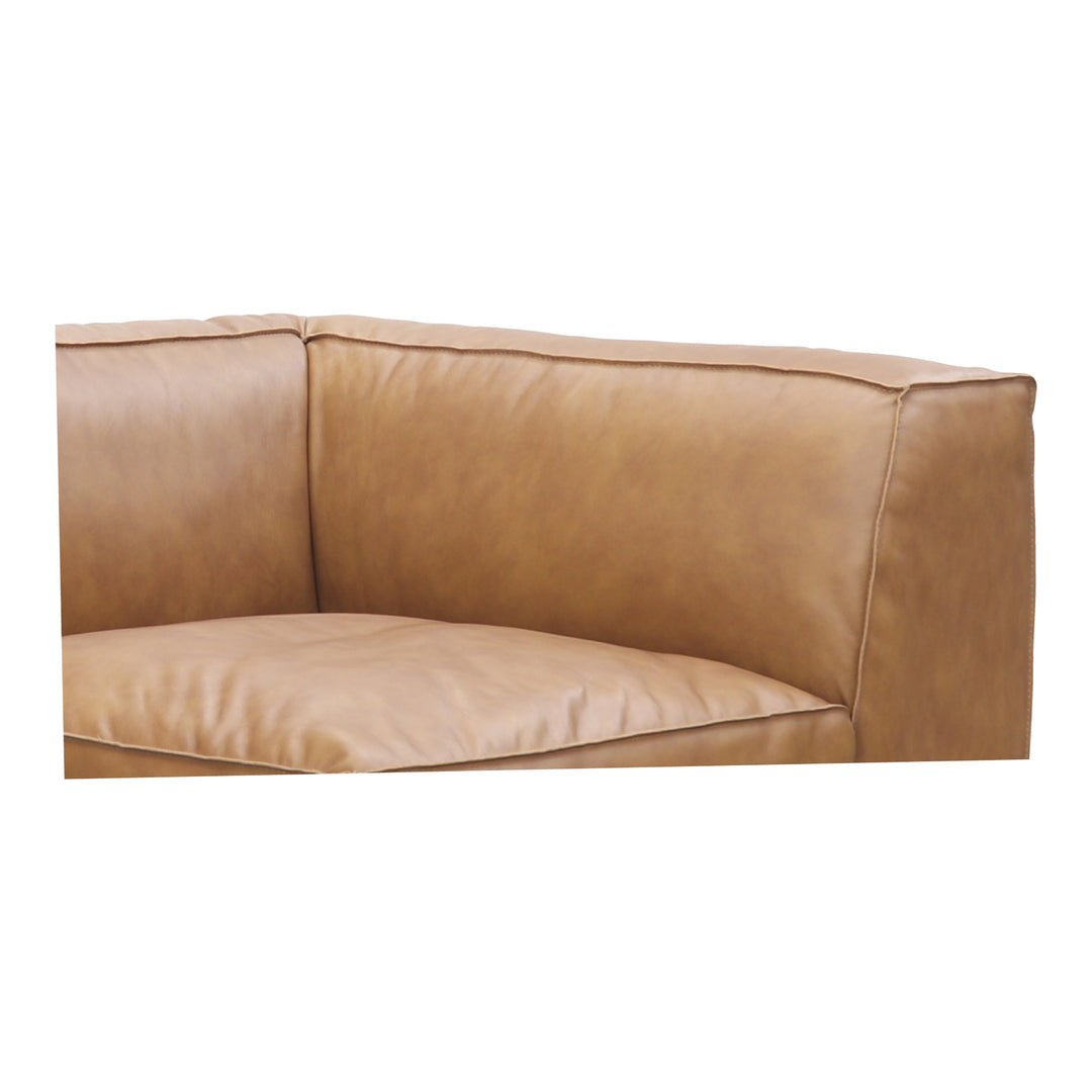 American Home Furniture | Moe's Home Collection - Form Corner Chair Sonoran Tan Leather