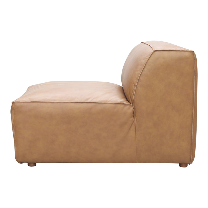 American Home Furniture | Moe's Home Collection - Form Slipper Chair Sonoran Tan Leather