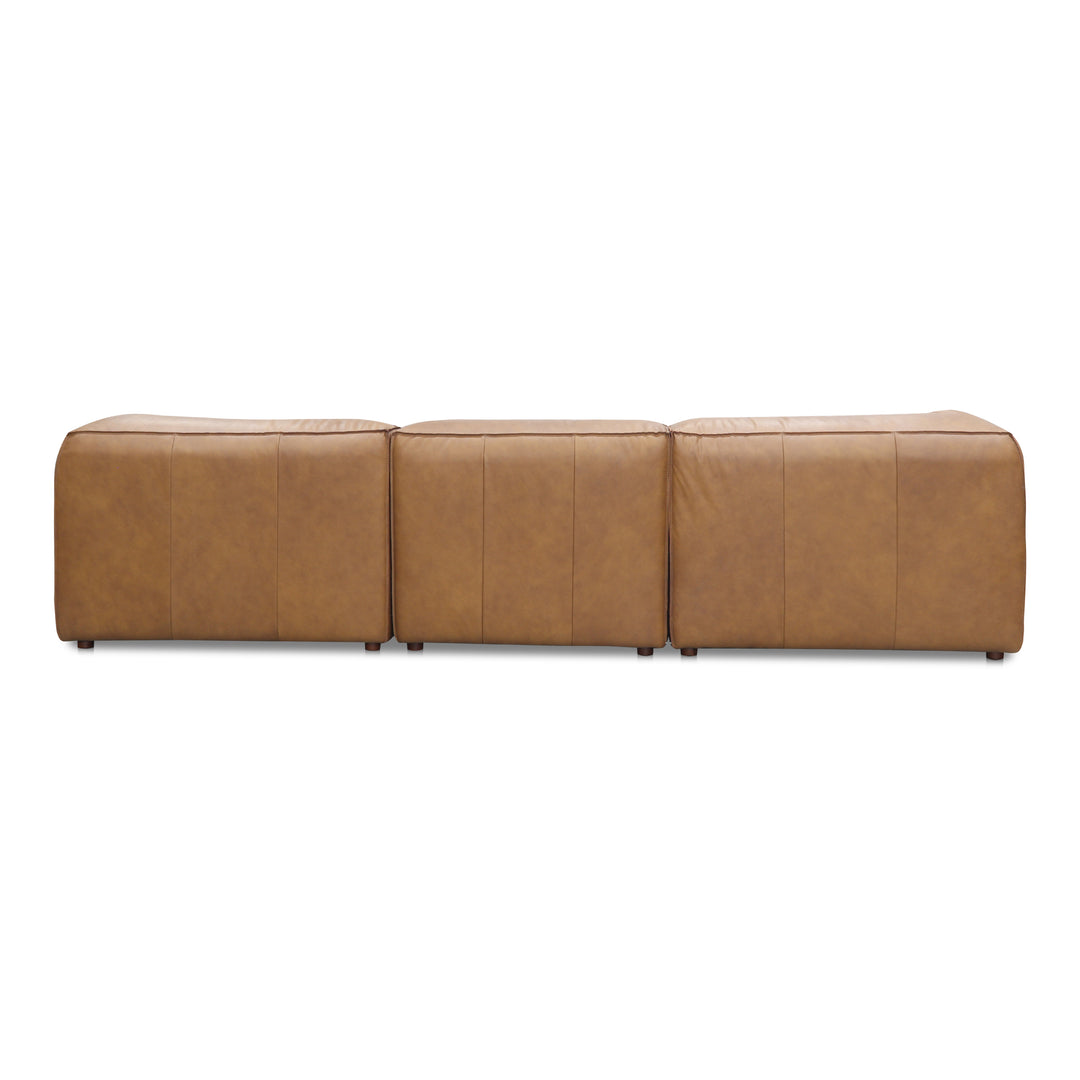 American Home Furniture | Moe's Home Collection - Form Signature Modular Sectional Sonoran Tan Leather