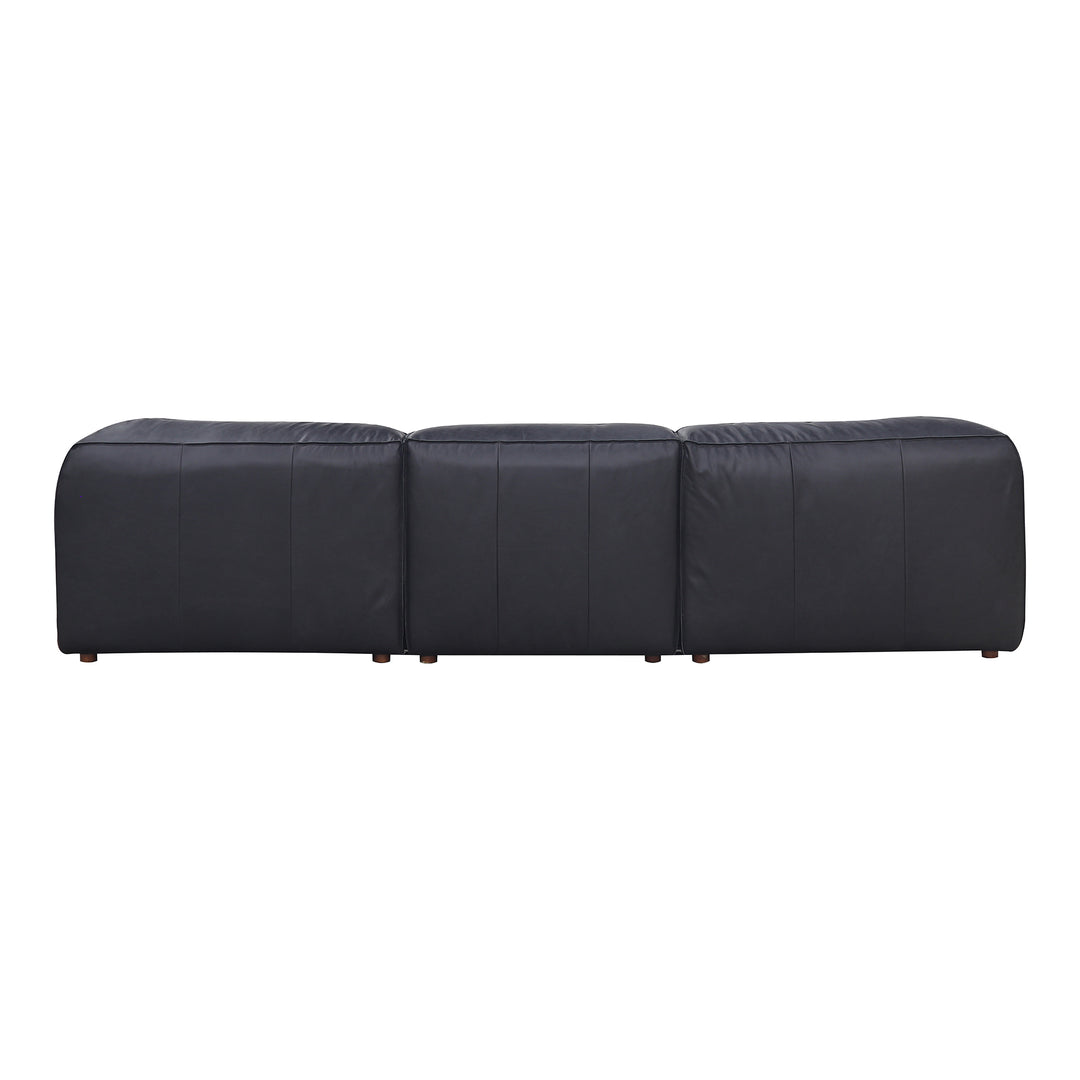 American Home Furniture | Moe's Home Collection - Form Lounge Modular Sectional Vantage Black Leather