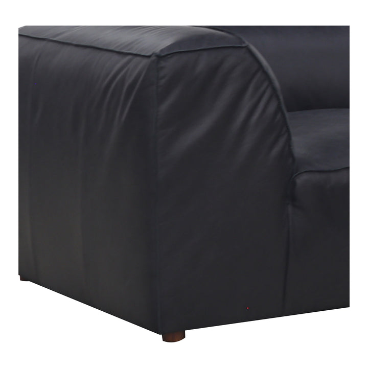 American Home Furniture | Moe's Home Collection - Form Lounge Modular Sectional Vantage Black Leather