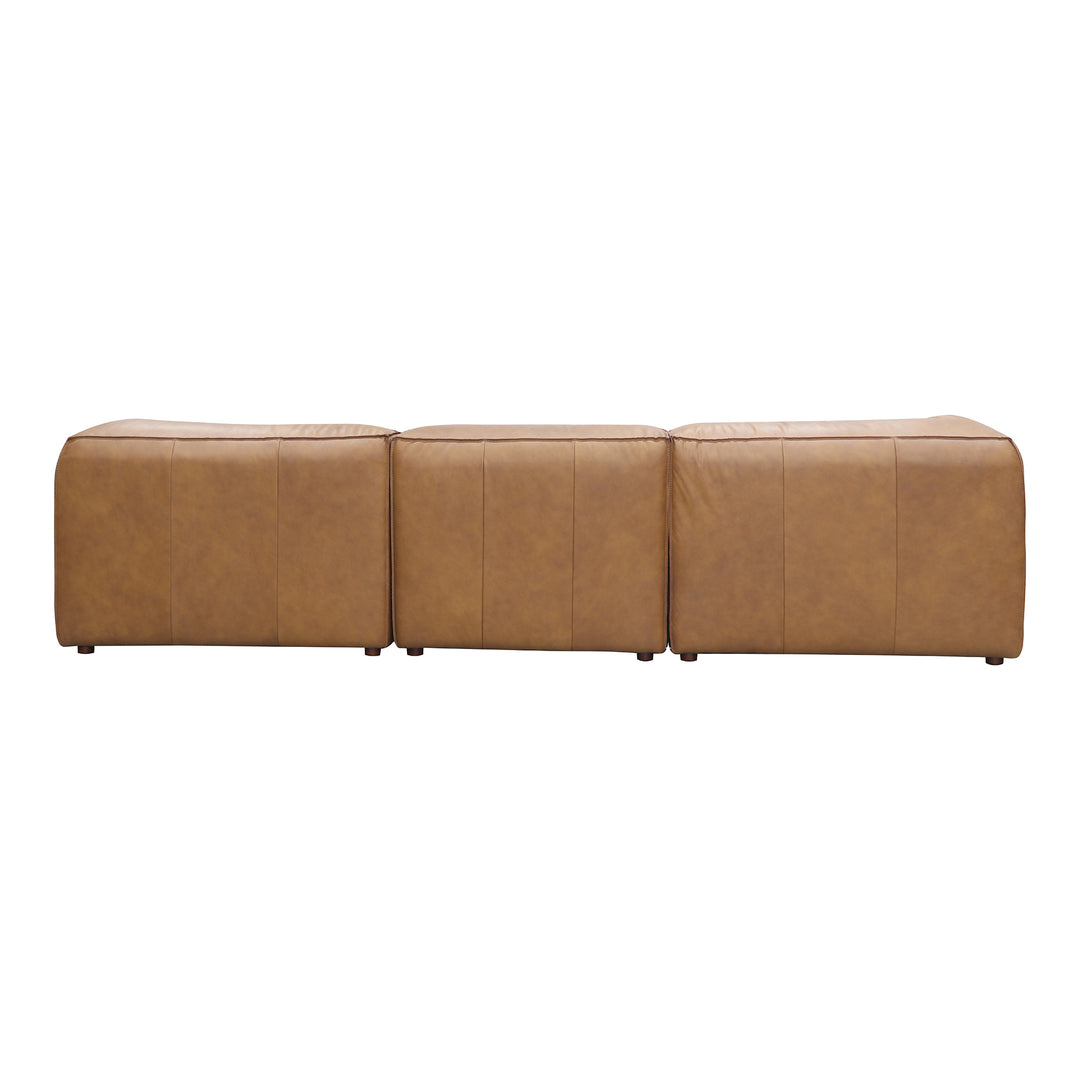 American Home Furniture | Moe's Home Collection - Form Lounge Modular Sectional Sonoran Tan Leather