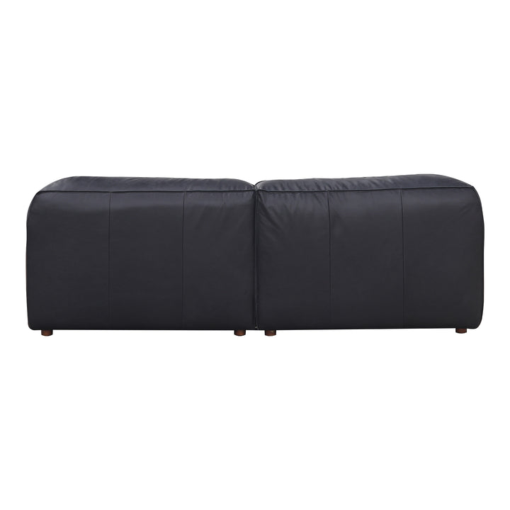 American Home Furniture | Moe's Home Collection - Form Nook Modular Sectional Vantage Black Leather