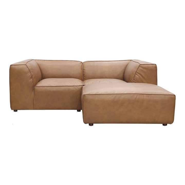 American Home Furniture | Moe's Home Collection - Form Nook Modular Sectional Sonoran Tan Leather