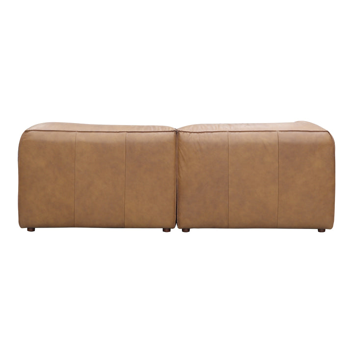 American Home Furniture | Moe's Home Collection - Form Nook Modular Sectional Sonoran Tan Leather