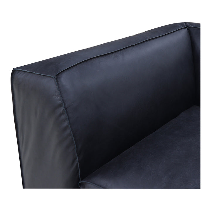American Home Furniture | Moe's Home Collection - Form Classic L Modular Sectional Vantage Black Leather