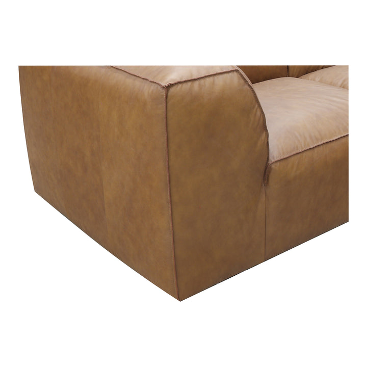 American Home Furniture | Moe's Home Collection - Form Classic L Modular Sectional Sonoran Tan Leather