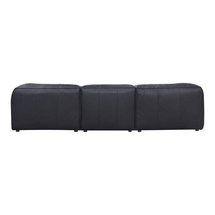 American Home Furniture | Moe's Home Collection - Form Dream Modular Sectional Vantage Black Leather