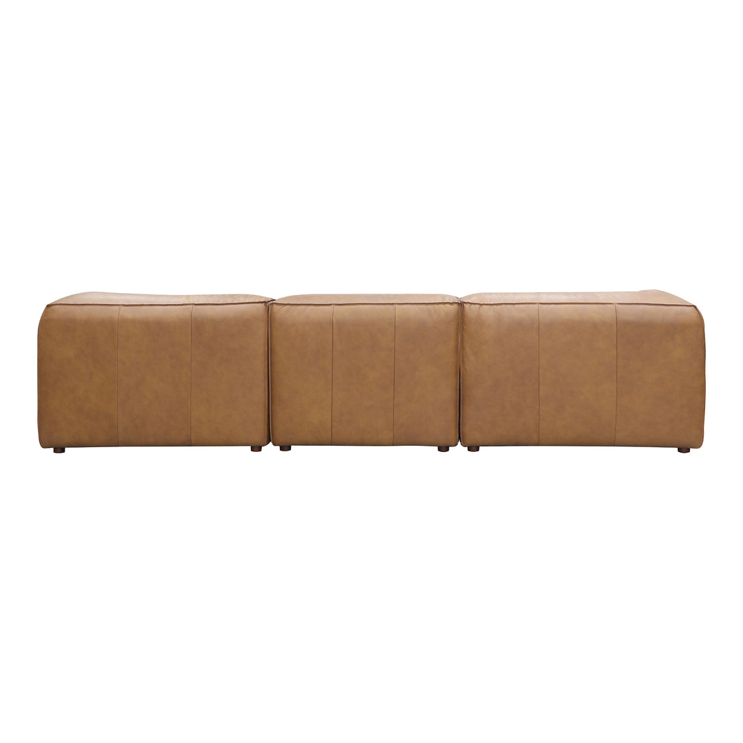 American Home Furniture | Moe's Home Collection - Form Dream Modular Sectional Sonoran Tan Leather