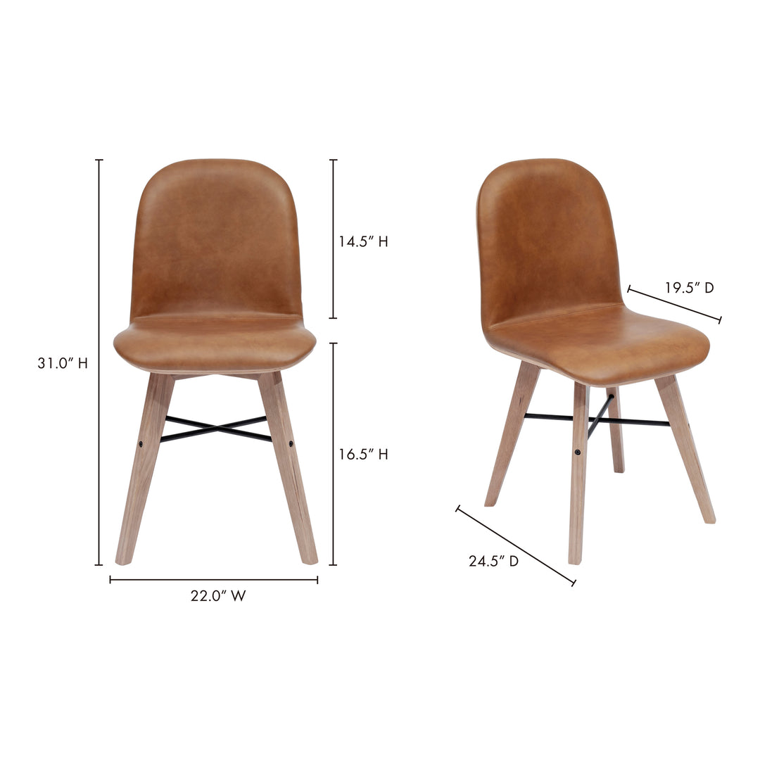 American Home Furniture | Moe's Home Collection - Napoli Dining Chair-Set Of Two