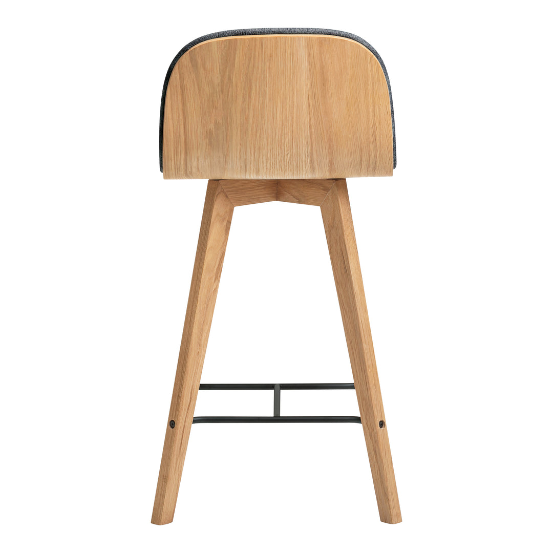 American Home Furniture | Moe's Home Collection - Napoli Counter Stool Grey
