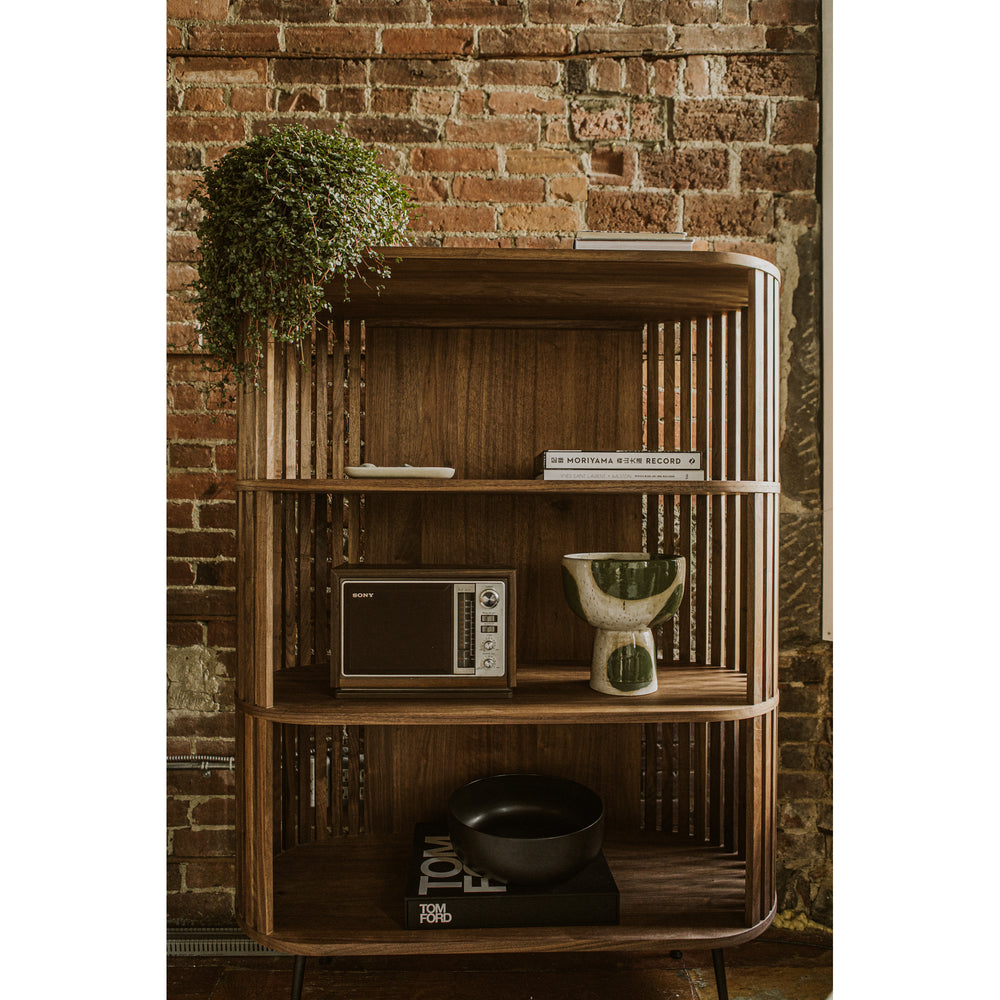American Home Furniture | Moe's Home Collection - Henrich Bookshelf Natural Oil