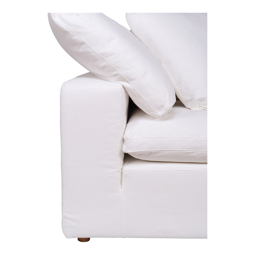 American Home Furniture | Moe's Home Collection - Clay Corner Chair Performance Fabric White