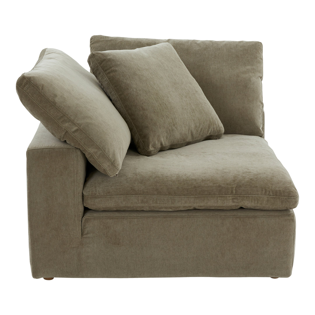 American Home Furniture | Moe's Home Collection - Clay Corner Chair Performance Fabric Desert Sage