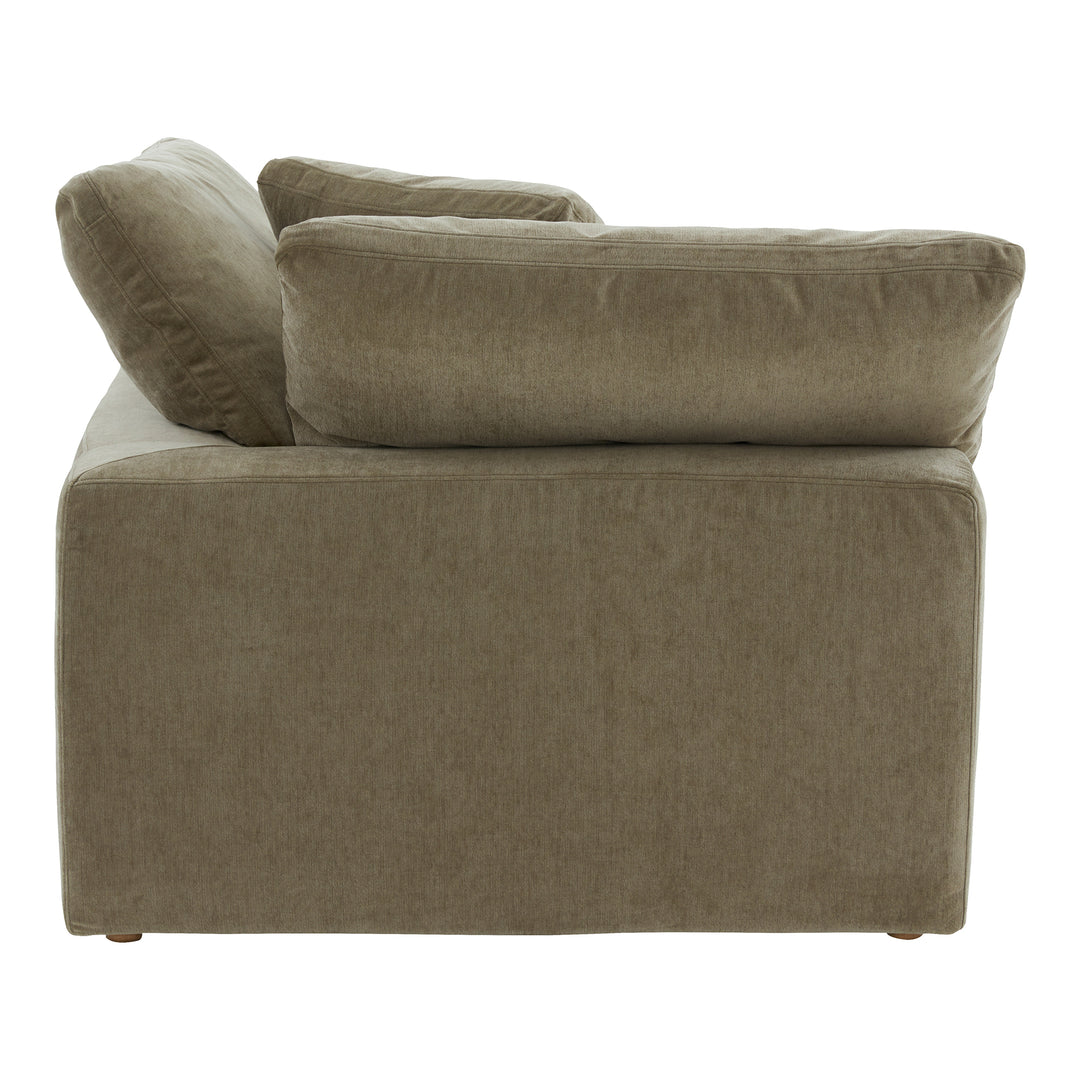 American Home Furniture | Moe's Home Collection - Clay Corner Chair Performance Fabric Desert Sage