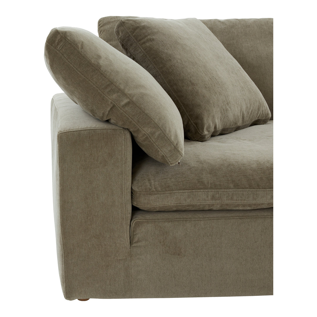 American Home Furniture | Moe's Home Collection - Clay Corner Chair Performance Fabric Desert Sage