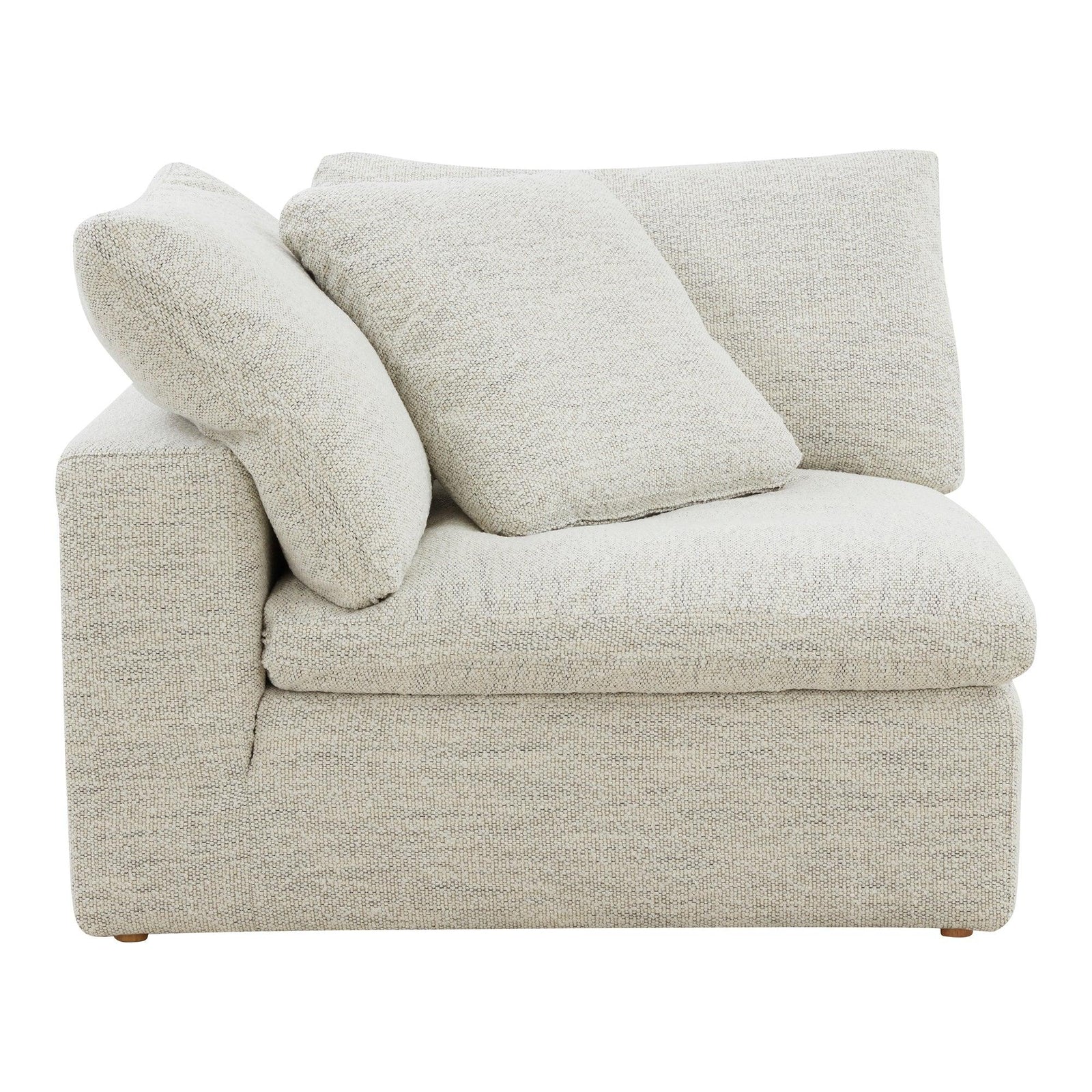 Moe's Home Collection - Clay Corner Chair Performance Fabric Coastside Sand - YJ-1000-49 | American Home Furniture