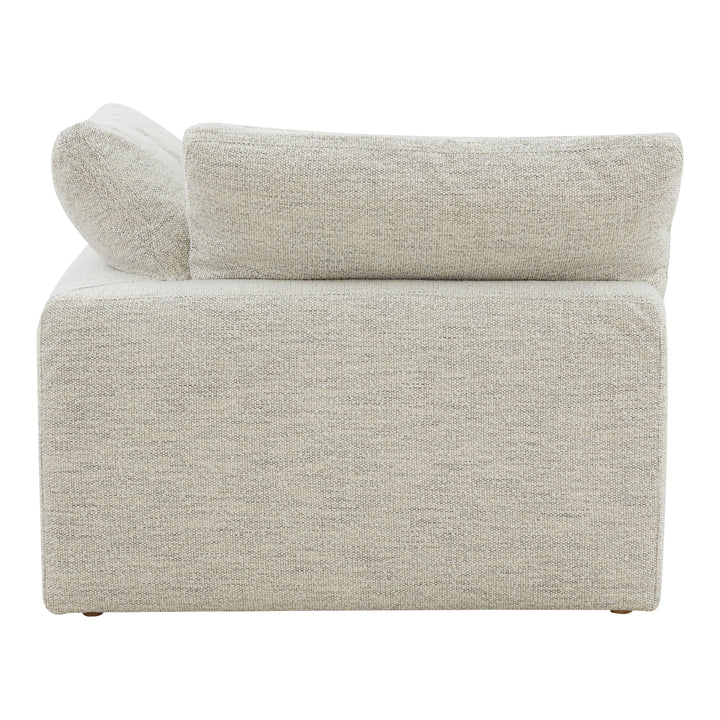 American Home Furniture | Moe's Home Collection - Clay Corner Chair Performance Fabric Coastside Sand