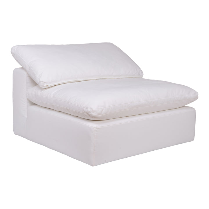 American Home Furniture | Moe's Home Collection - Clay Slipper Chair Performance Fabric White